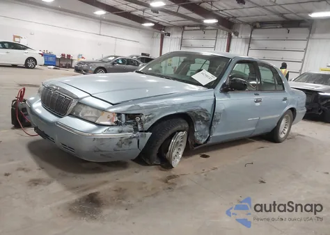 2001 Mercury Grand Marquis Ls из США, поврежденный, VIN 2MEFM75WX1X608999